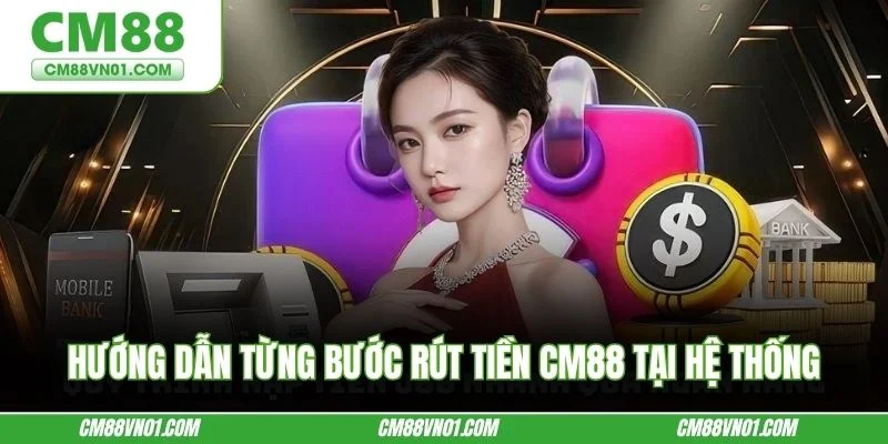 Hướng dẫn từng bước rút tiền CM88 tại hệ thống
